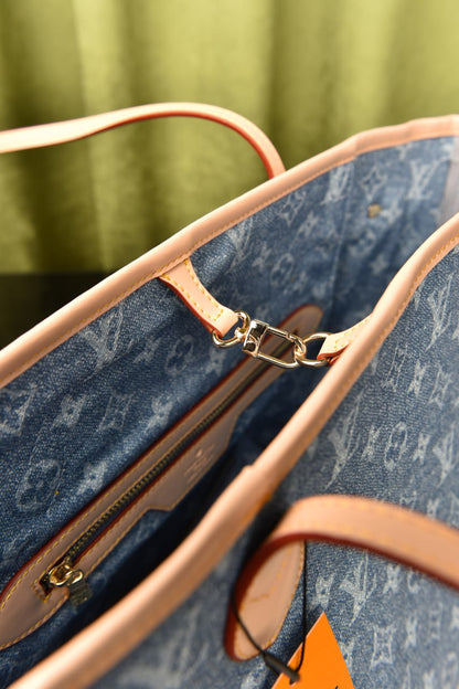 Neverfull Jacquard Denim