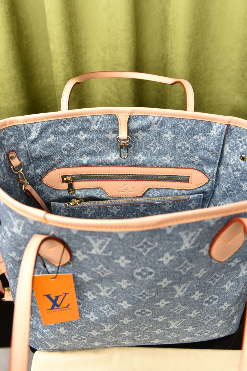 Neverfull Jacquard Denim