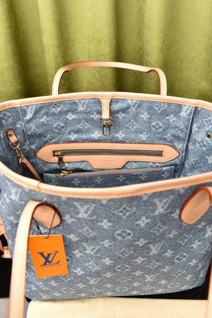 Neverfull Jacquard Denim